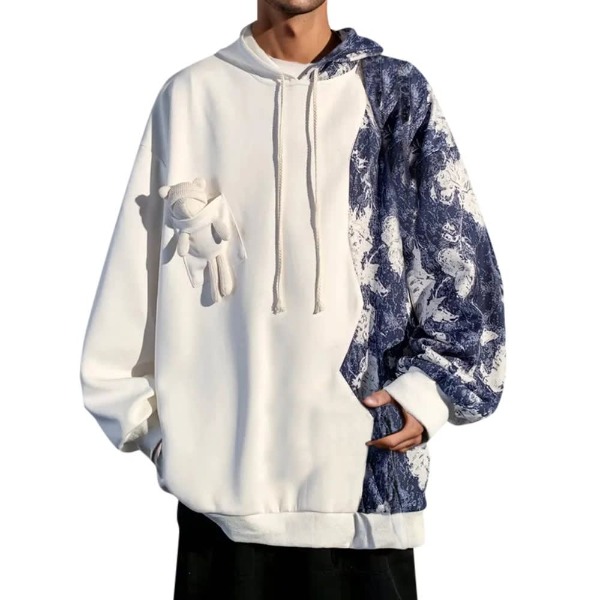 Men's Fall/Winter Oversized Hoodies: Street Wear Leisure Loose Hooded Sweatshirts